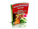 Forum Marketing Secrets – plrfreedownloads.com